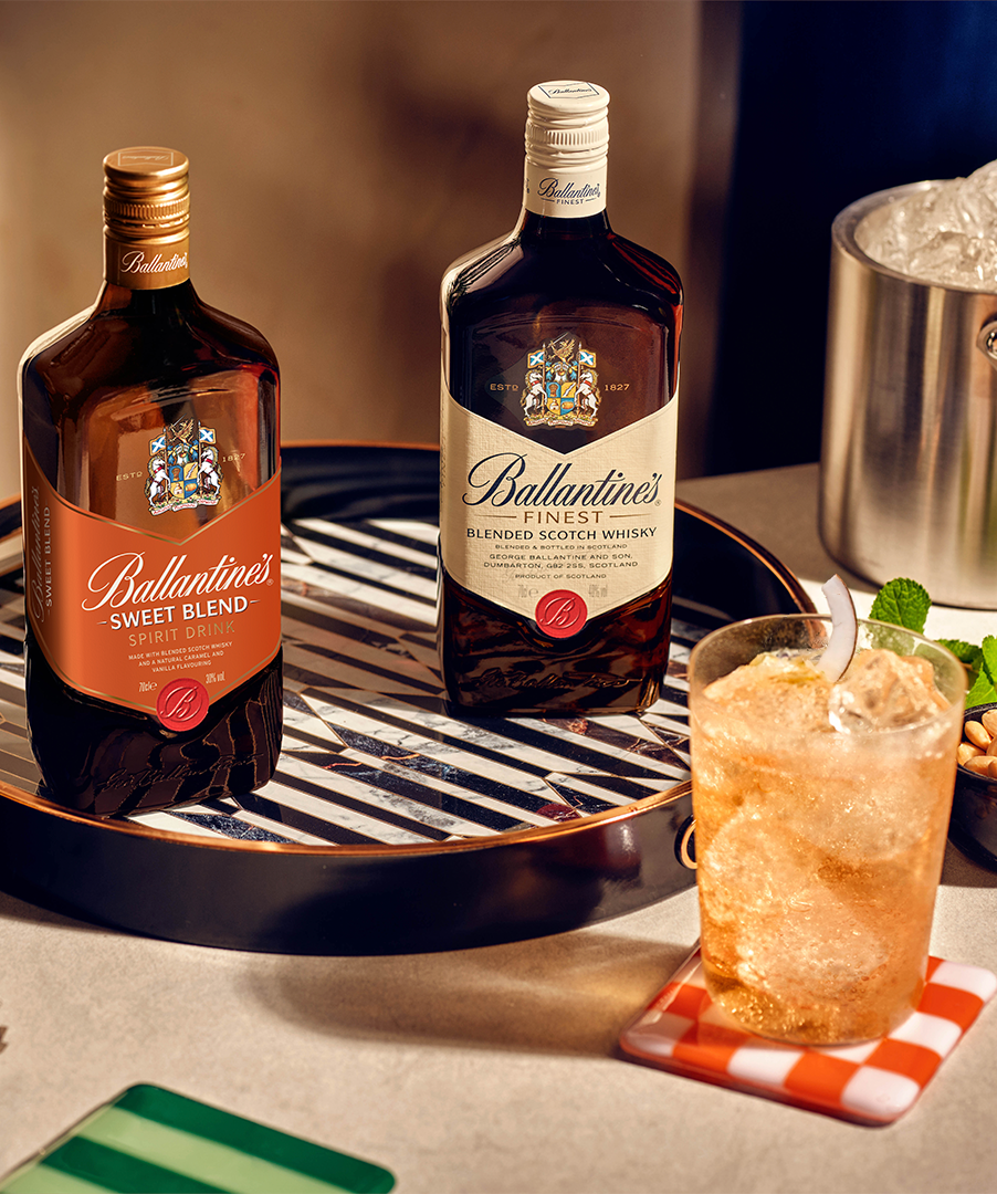 Ballo de Caramelo Ballantine's sweet blend cocktail