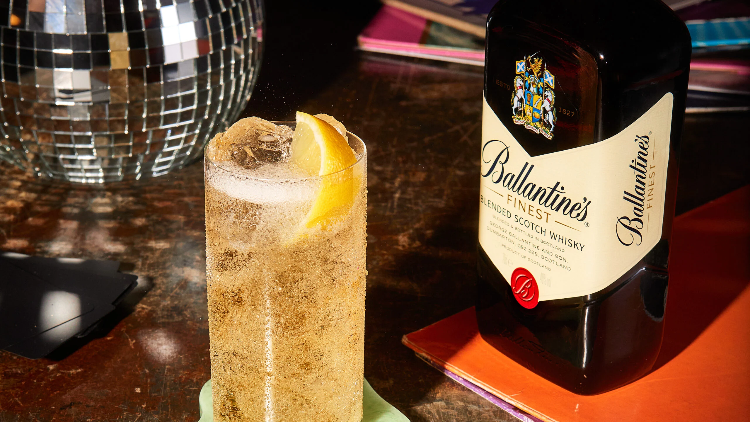 Ballantine's Scotch and Soda
