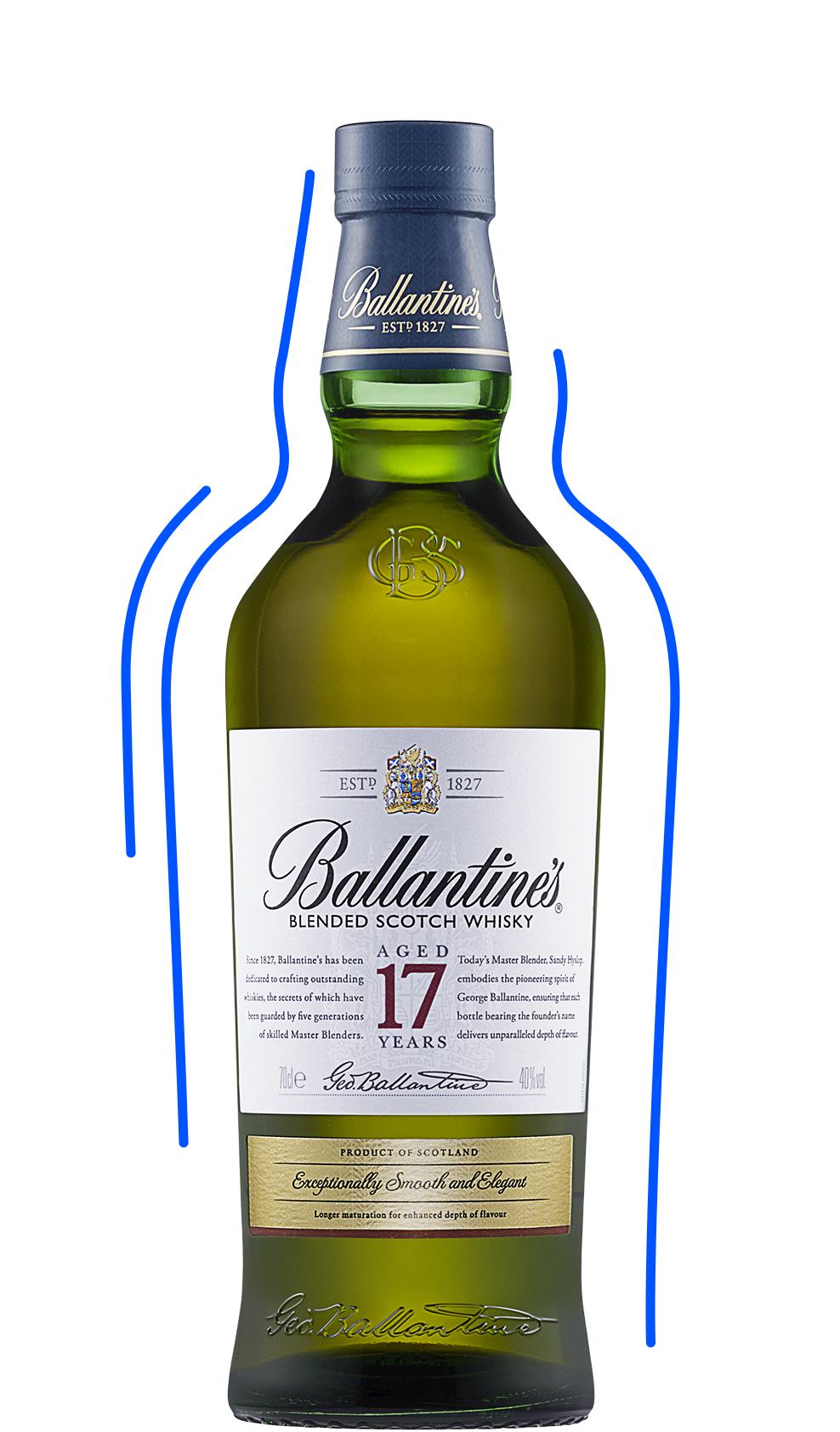 d*i様 Ballantine's 17 Years Blended Scotc Ballantine's 17 Anos - Ballantine's