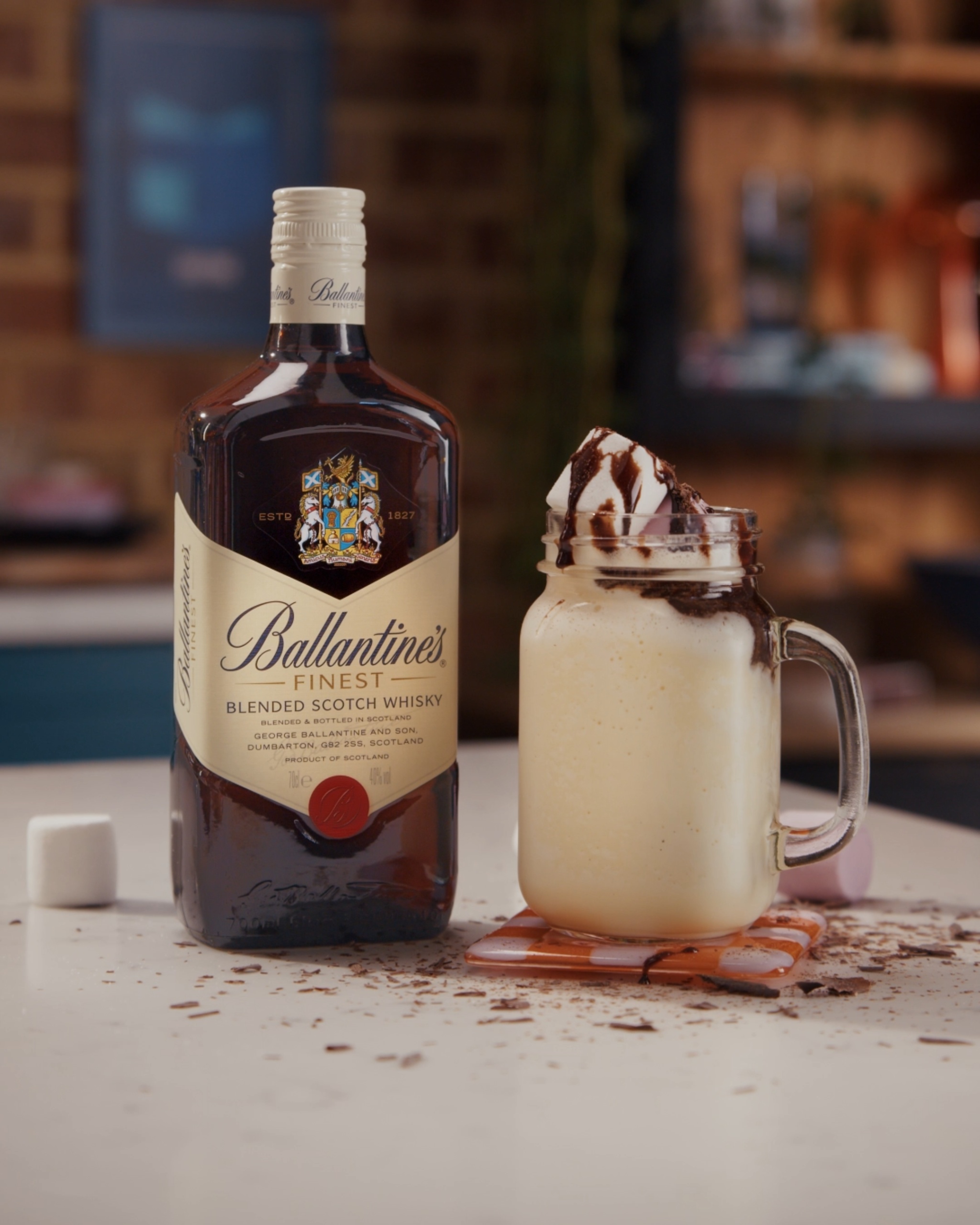 Whisky Milkshake – Drink com Sorvete e Whisky – Ballantine's BR