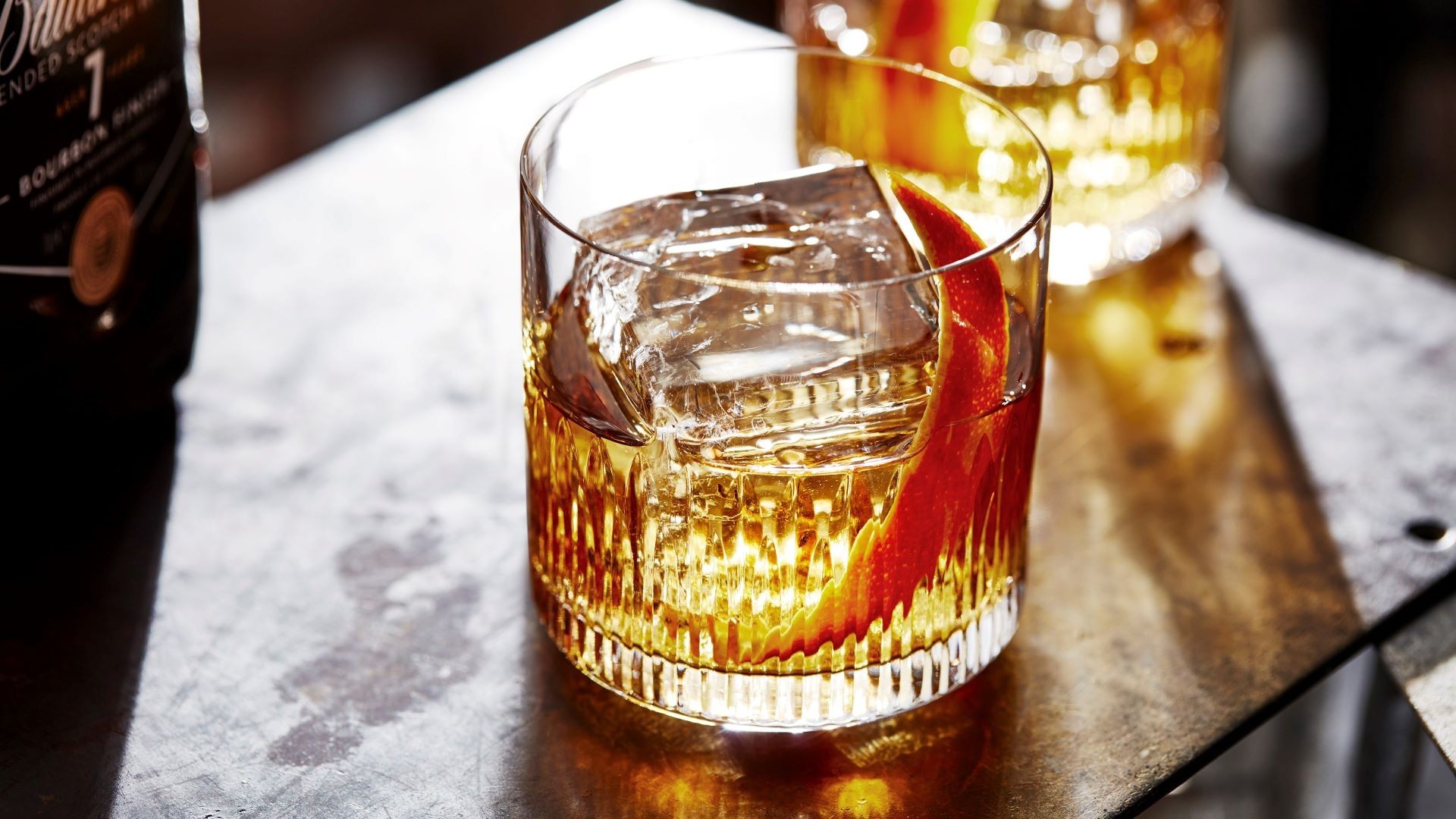 Ballantines Old Fashioned Whisky Cocktail