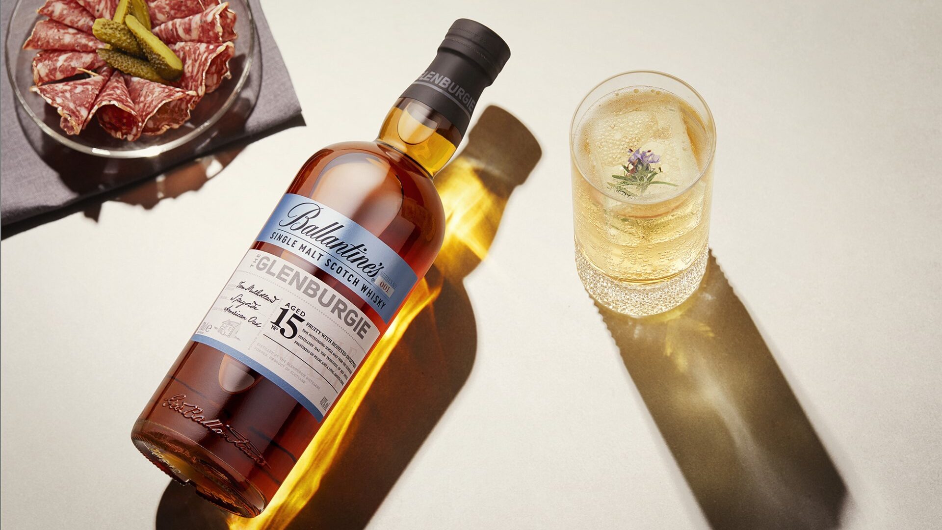 Ballantine's Glenburgie 15 Year Old Honey & Ginger Highball