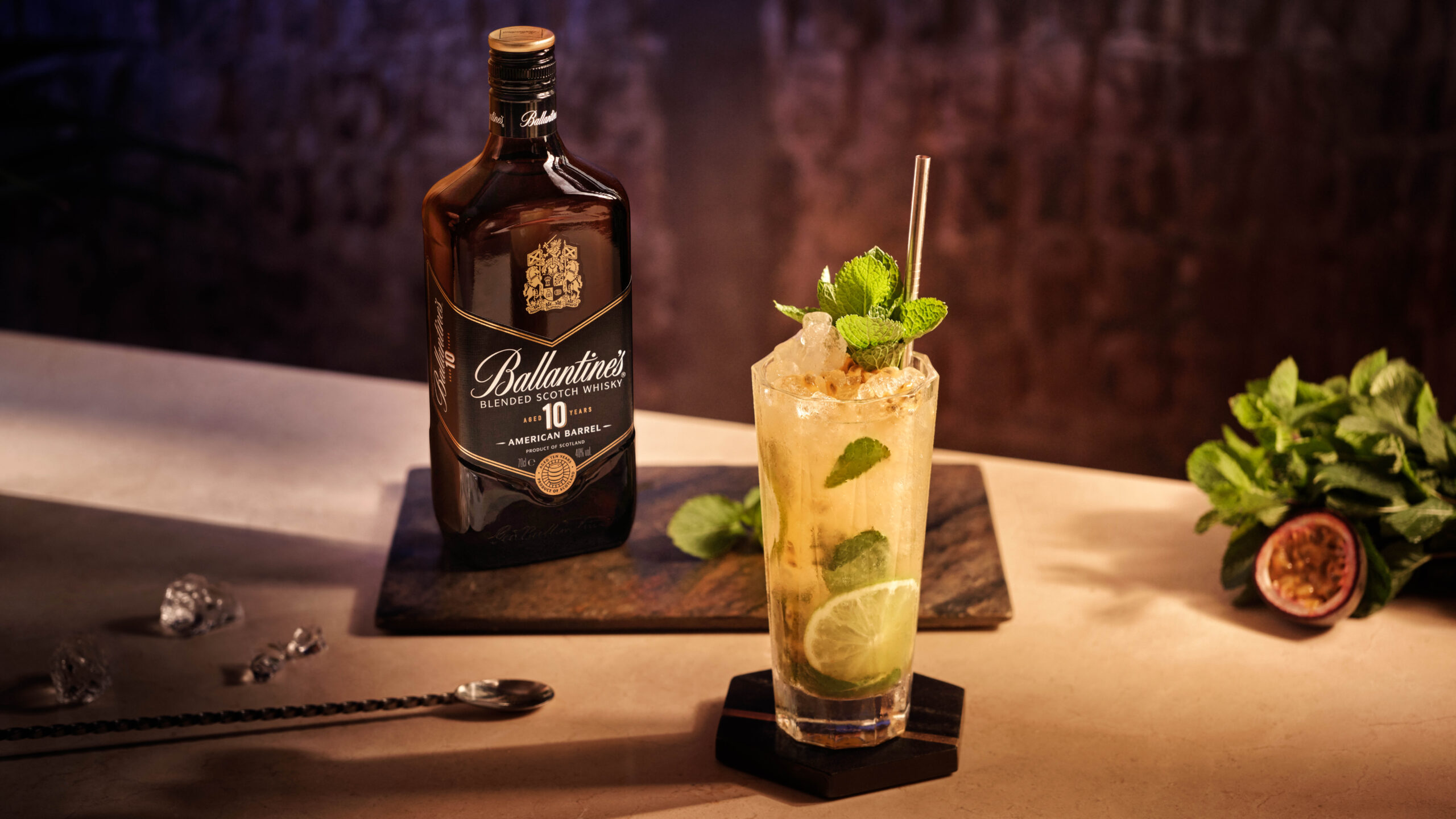 SPAIN Passion Mojito with Ballantine's 10 YO