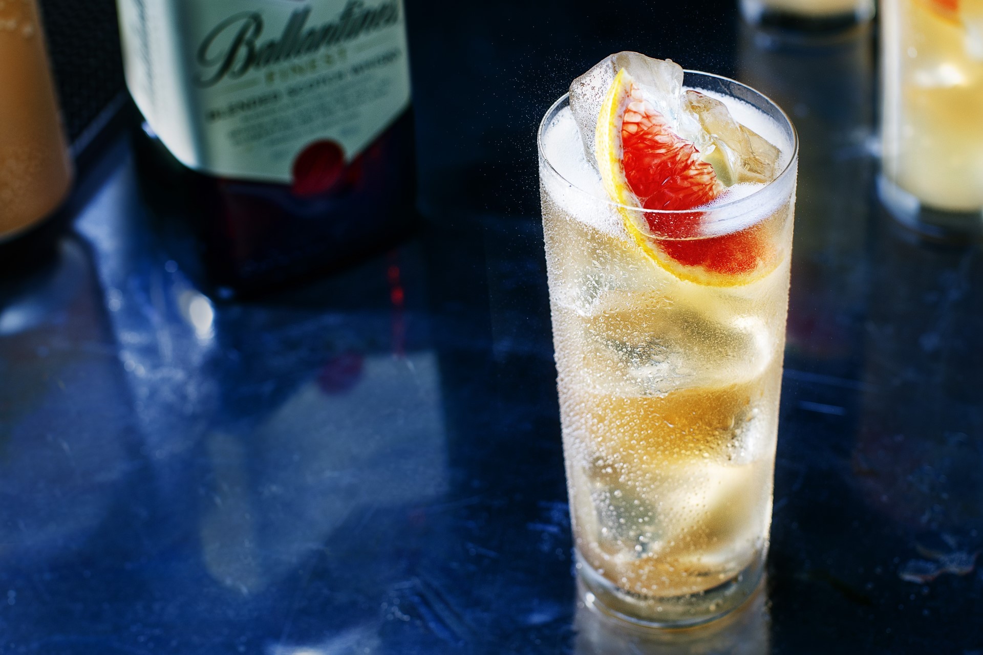 Ballantine's Whisky grapefruit drink