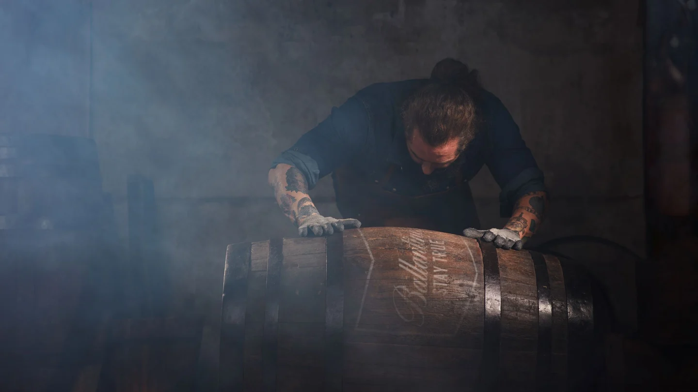 ballantines whisky barrel how whisky is made